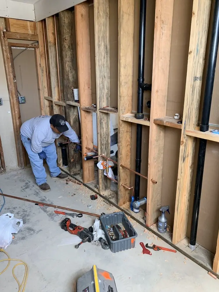 Commercial rough-in plumbing for Gas Line Repair in Brentwood-Darlington